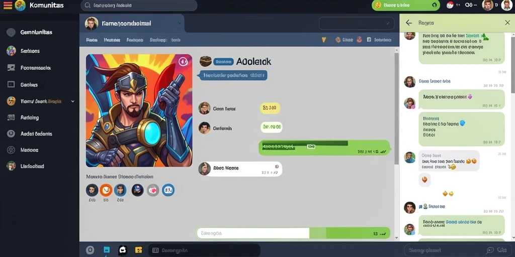Profil pemain dengan statistik dan pencapaian.