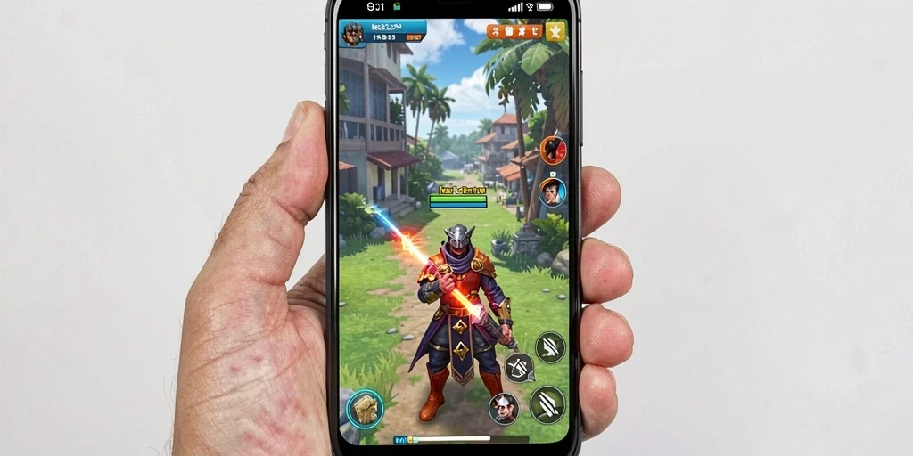 Visualisasi level yang kaya detail dan menantang.