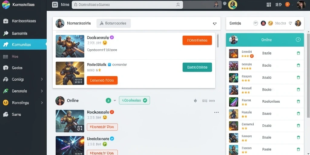 Screenshot memperlihatkan interaksi antara pemain di dalam komunitas.