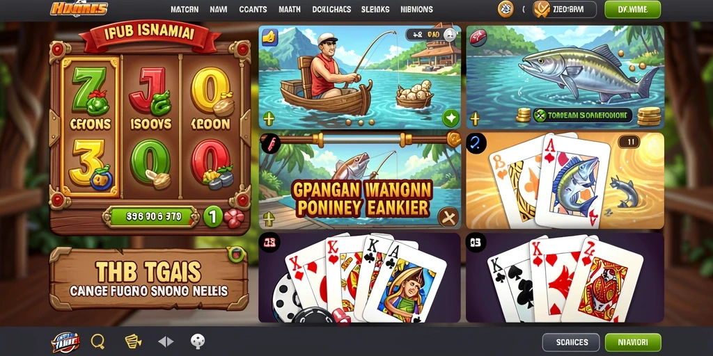 Level yang beragam memberikan tantangan yang menarik bagi pemain.