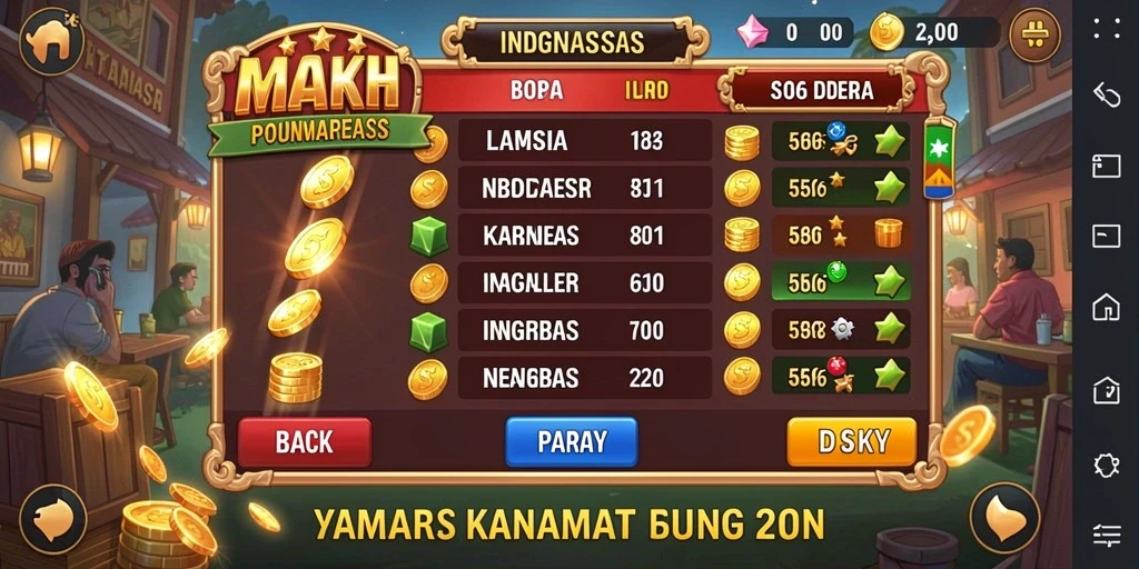 Fitur komunitas untuk berinteraksi dengan pemain lain.