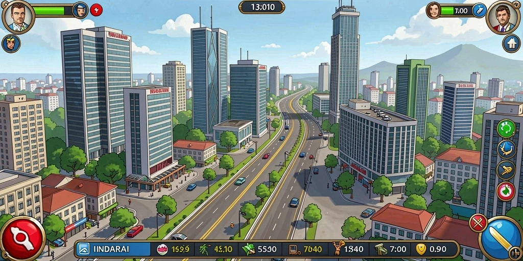 Karakter menarik dengan desain yang unik.